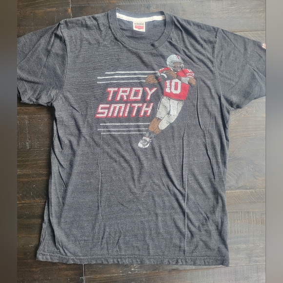 HOMAGE Gray Troy Smith Graphic Tee - Picture 1 of 2